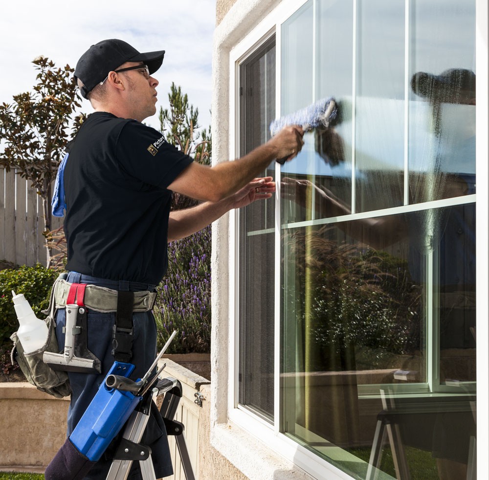 Professional window cleaning